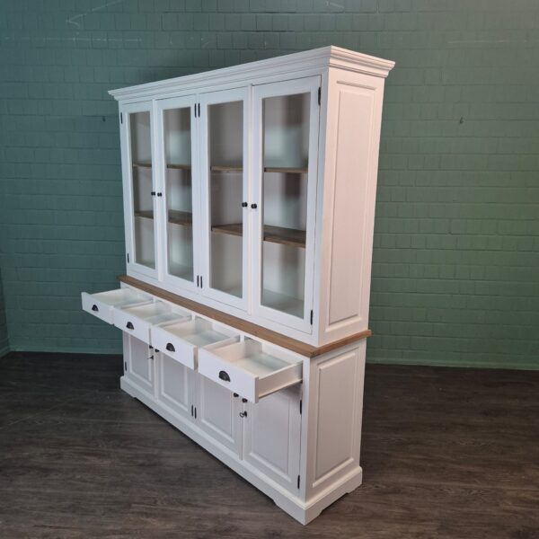 Vitrine Servieskast Teak 2,00 m - Afbeelding 13