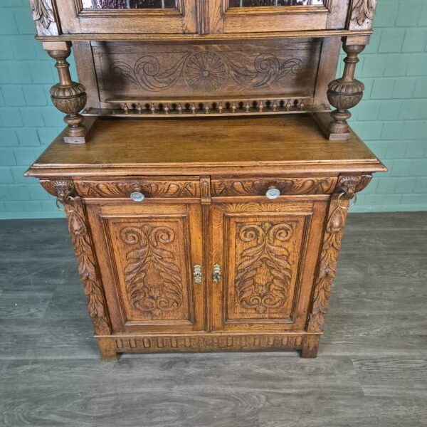 Buffetkast Kast Gründerzeit 1880 Eiken - Afbeelding 6