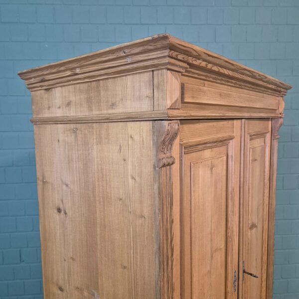 Kast Kledingkast Jugendstil 1900 Grenen - Afbeelding 4