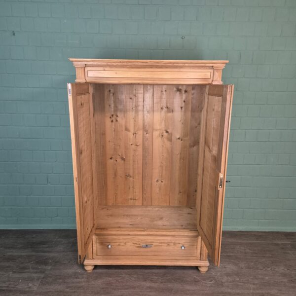 Kast Kledingkast Jugendstil 1900 Grenen - Afbeelding 9