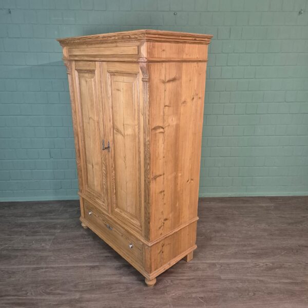 Kast Kledingkast Jugendstil 1900 Grenen - Afbeelding 3