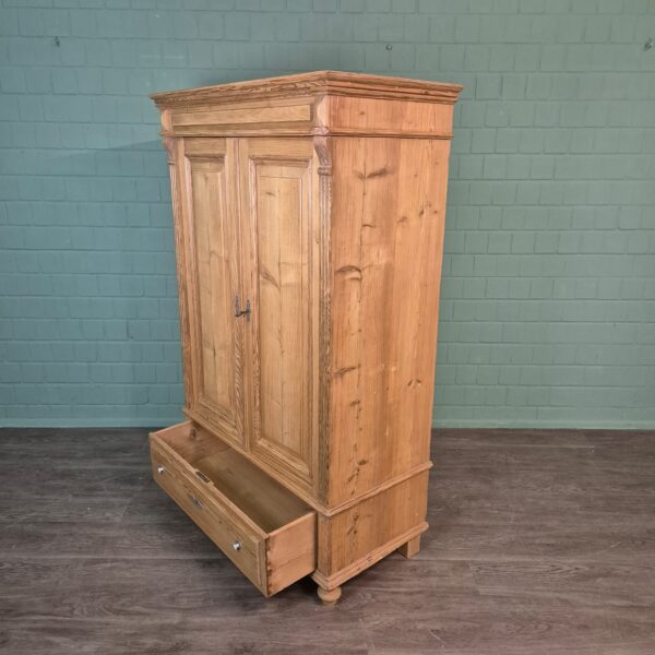 Kast Kledingkast Jugendstil 1900 Grenen - Afbeelding 12