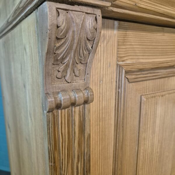 Kast Kledingkast Jugendstil 1900 Grenen - Afbeelding 5