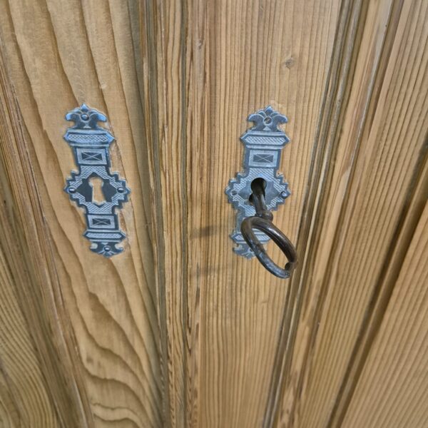 Kast Kledingkast Jugendstil 1900 Grenen - Afbeelding 6