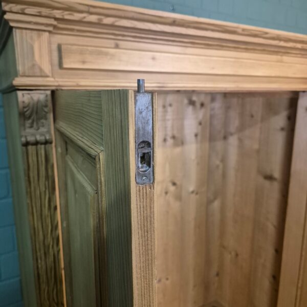 Kast Kledingkast Jugendstil 1900 Grenen - Afbeelding 10
