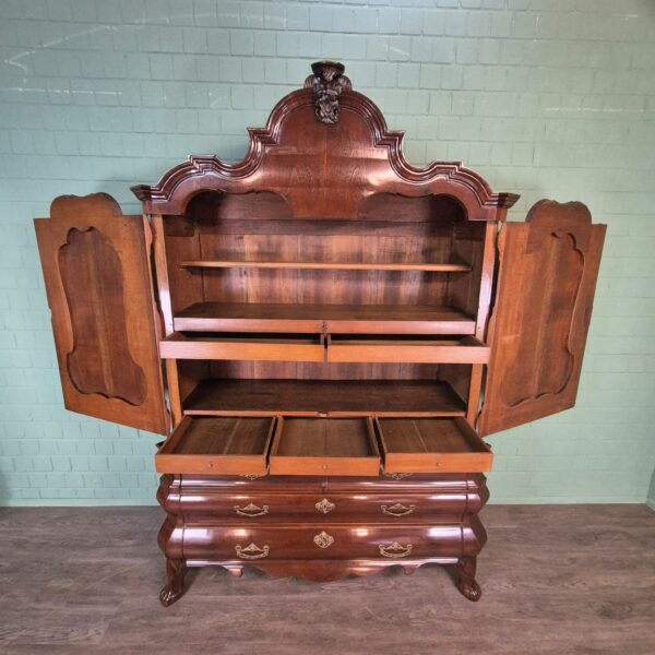 Hollandse Kabinetkast 1780 Mahonie - Afbeelding 11
