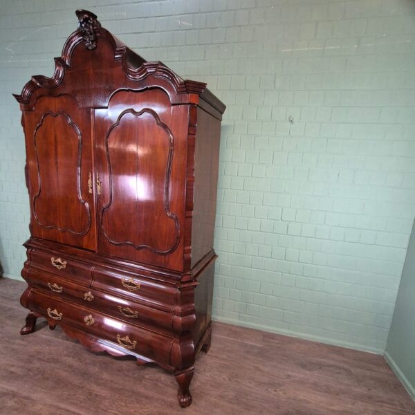 Hollandse Kabinetkast 1780 Mahonie - Afbeelding 3