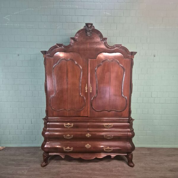 Hollandse Kabinetkast 1780 Mahonie