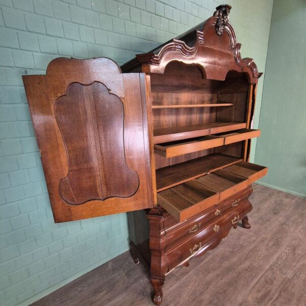 Hollandse Kabinetkast 1780 Mahonie - Afbeelding 12