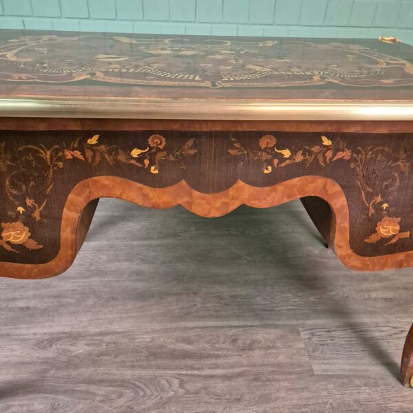 Bureau Noten Barok Stijl 1,35 m x 0,75 m - Afbeelding 16