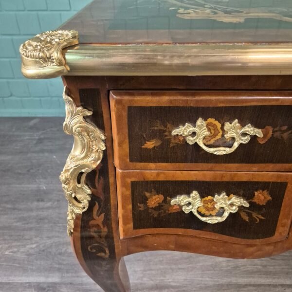 Bureau Noten Barok Stijl 1,35 m x 0,75 m - Afbeelding 8