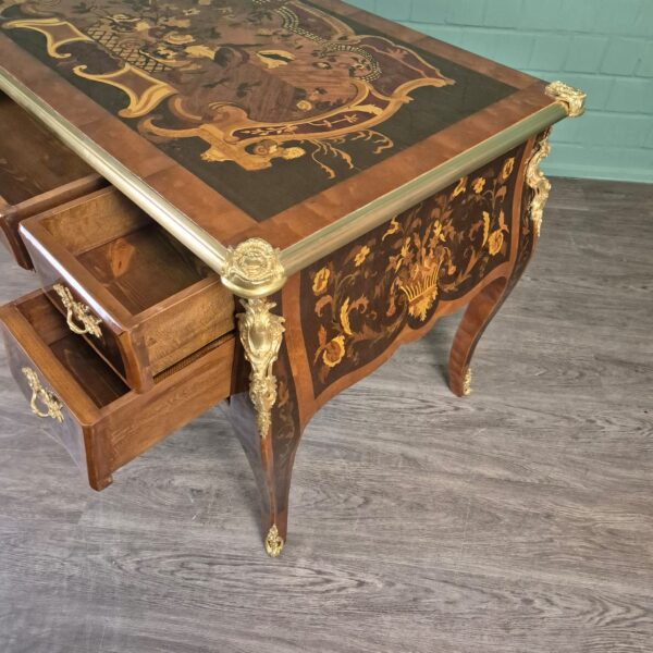 Bureau Noten Barok Stijl 1,35 m x 0,75 m - Afbeelding 13