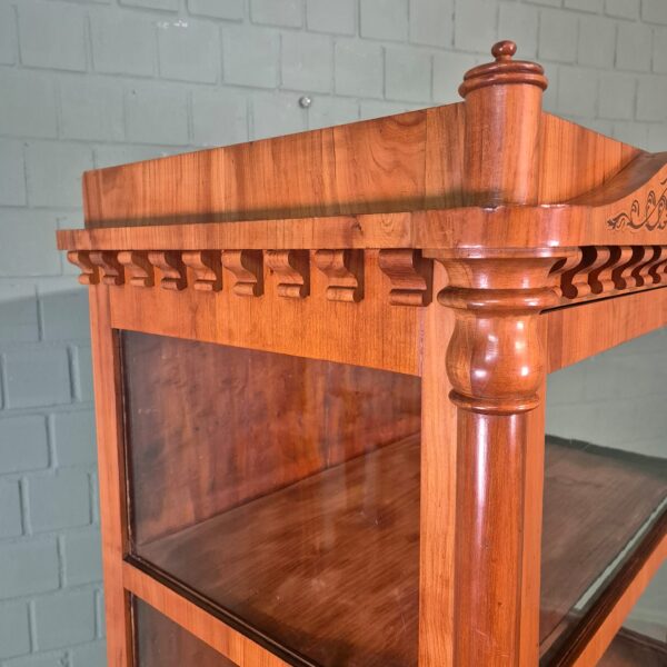 Vitrine Servieskast Biedermeier 1820 Kersen - Afbeelding 12