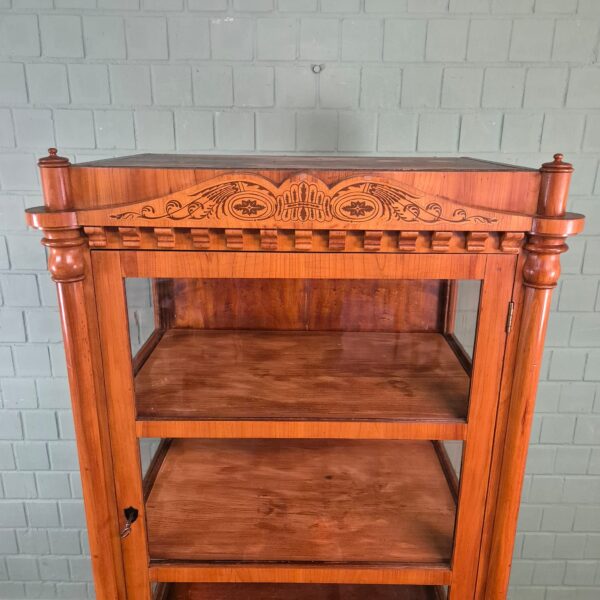 Vitrine Servieskast Biedermeier 1820 Kersen - Afbeelding 4