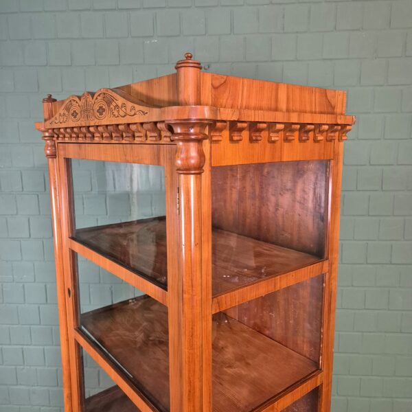 Vitrine Servieskast Biedermeier 1820 Kersen - Afbeelding 6