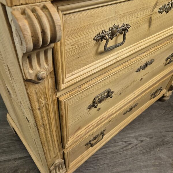 Commode Gründerzeit 1880 Grenen - Afbeelding 5
