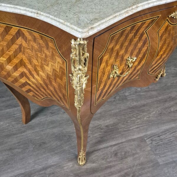 Commode Neo-barok Noten 1,27 m - Afbeelding 8