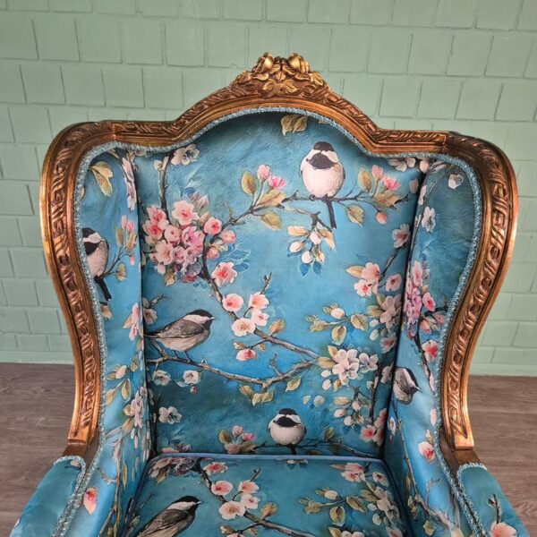 Fauteuil Barokstijl Blauw - Afbeelding 8