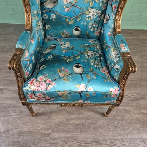 Fauteuil Barokstijl Blauw - Afbeelding 9