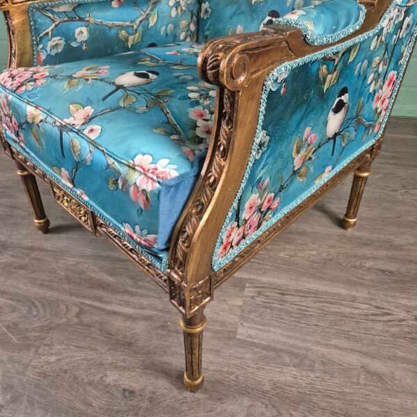 Fauteuil Barokstijl Blauw - Afbeelding 13