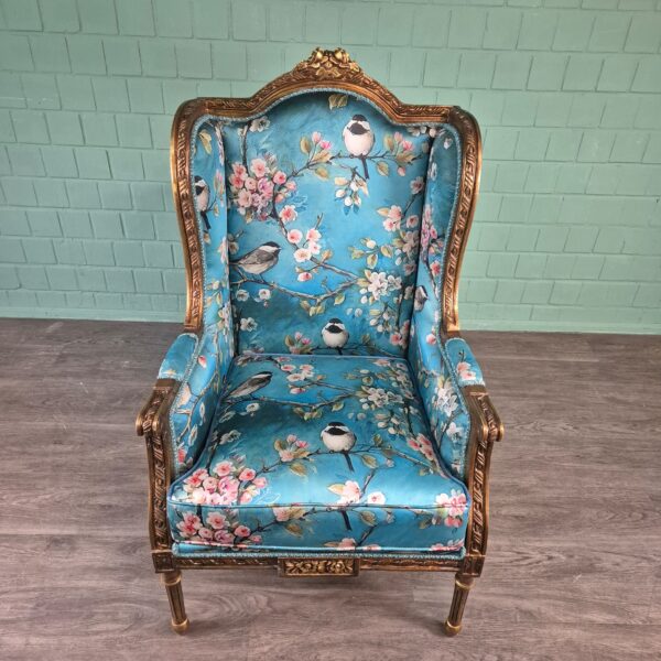 Fauteuil Barokstijl Blauw - Afbeelding 2