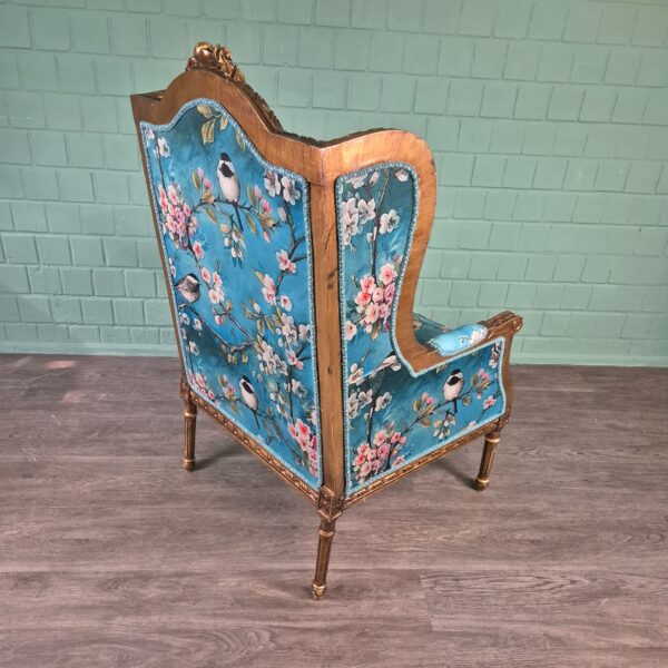Fauteuil Barokstijl Blauw - Afbeelding 5