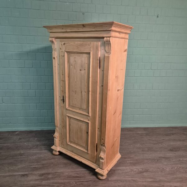 Kast Kledingkast Gründerzeit 1880 Grenen - Afbeelding 3