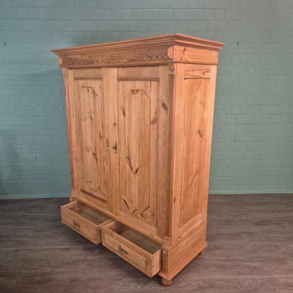 Kast Kledingkast Jugendstil 1900 Grenen - Afbeelding 15