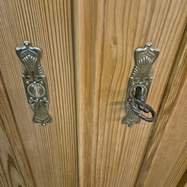 Kast Kledingkast Jugendstil 1900 Grenen - Afbeelding 8