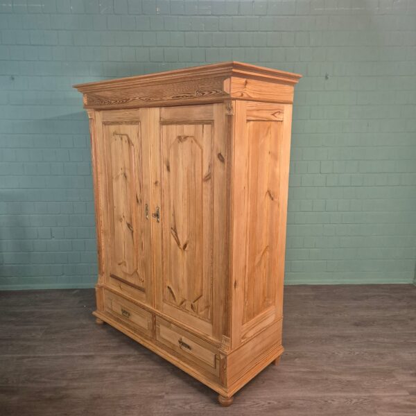Kast Kledingkast Jugendstil 1900 Grenen - Afbeelding 3