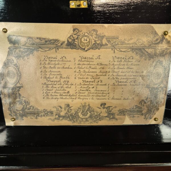 Speeldoos Wisselaar 1860 Noten - Afbeelding 13