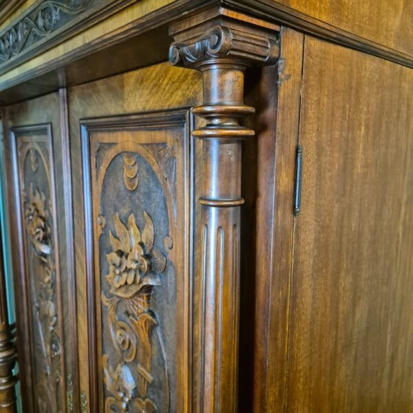 Kledingkast Kast Gründerzeit 1880 Noten - Afbeelding 5