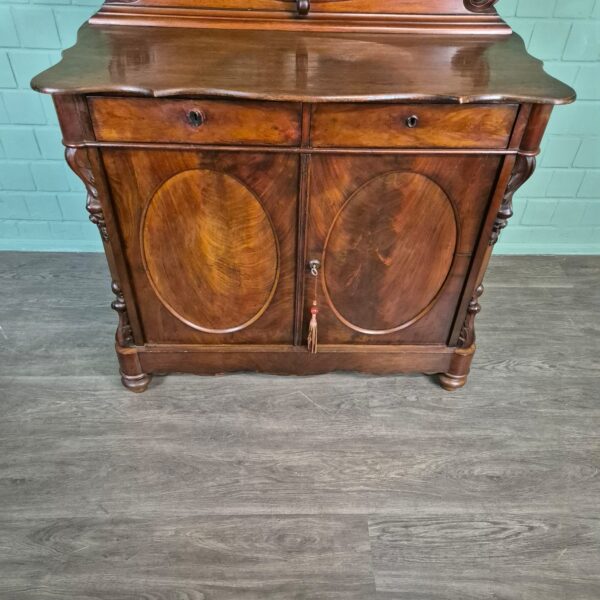 Kast Louis Philippe 1860 Mahonie - Afbeelding 6