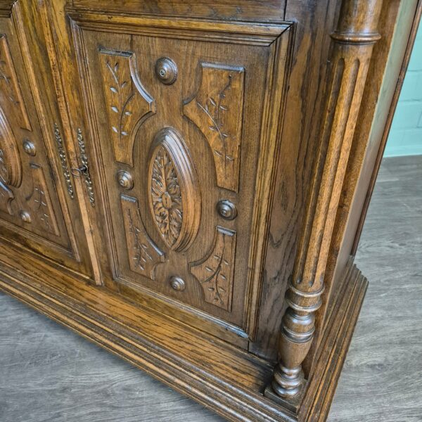Buffetkast Kast Gründerzeit 1880 Eiken - Afbeelding 10