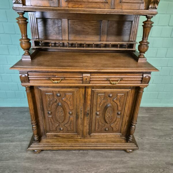 Buffetkast Kast Gründerzeit 1880 Eiken - Afbeelding 8