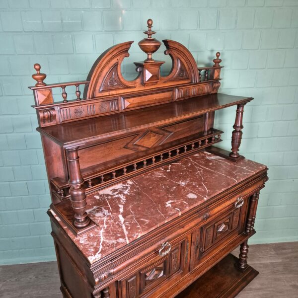 Dressoir Gründerzeit 1880 Eiken - Afbeelding 6