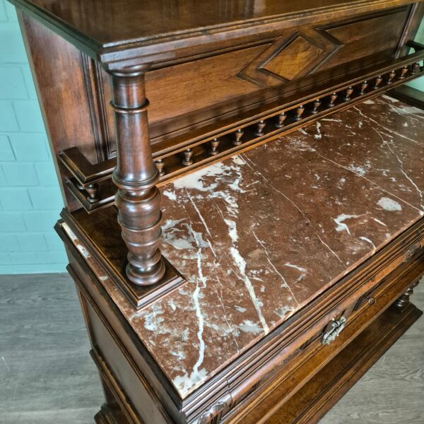Dressoir Gründerzeit 1880 Eiken - Afbeelding 7