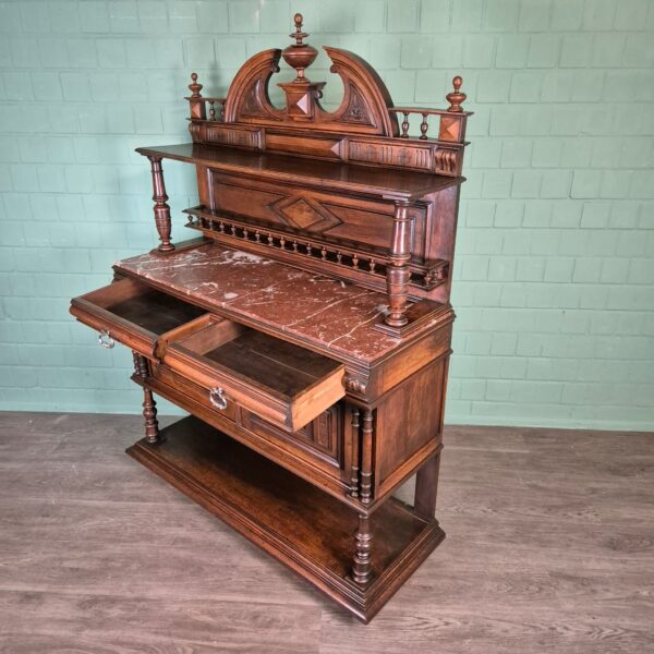 Dressoir Gründerzeit 1880 Eiken - Afbeelding 13