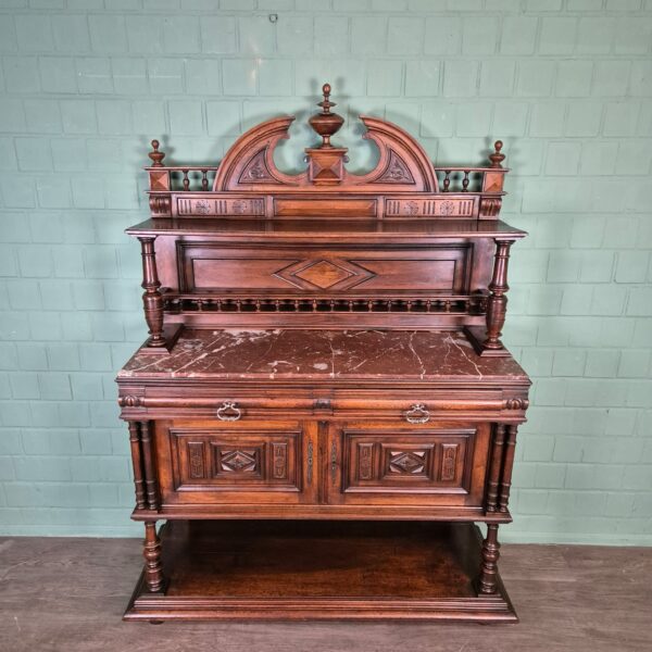 Dressoir Gründerzeit 1880 Eiken - Afbeelding 2