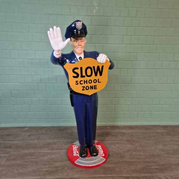 Deco-figuur Politieagent Polyester 1,70 m - Afbeelding 3