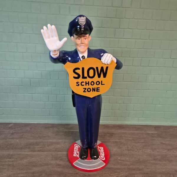 Deco-figuur Politieagent Polyester 1,70 m