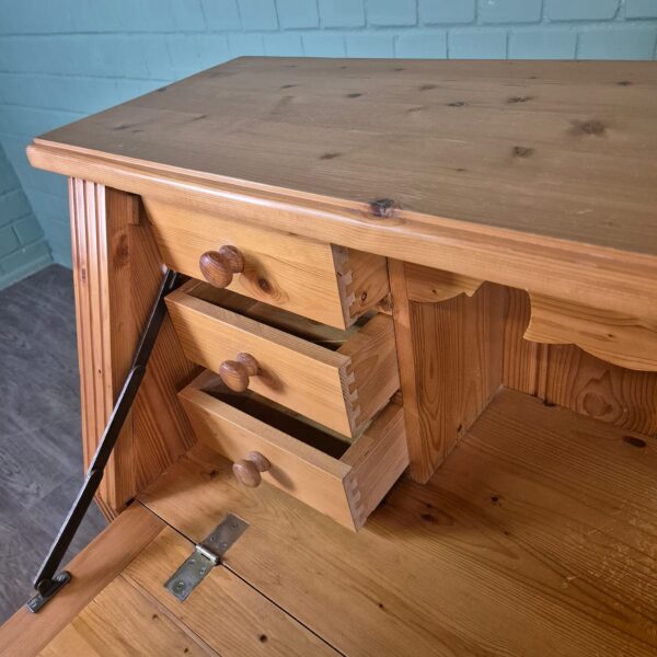 Secretaire 1,12 m Grenen - Afbeelding 7