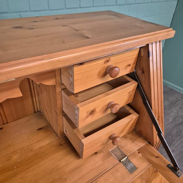 Secretaire 1,12 m Grenen - Afbeelding 8