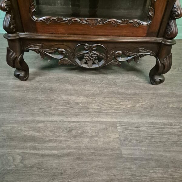 Display Cabinet Biedermeier 1860 Walnut - Afbeelding 9