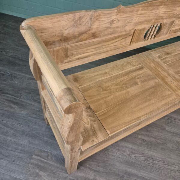 Klepbank Keukenbank Tuinbank 2,00 m Teak - Afbeelding 4