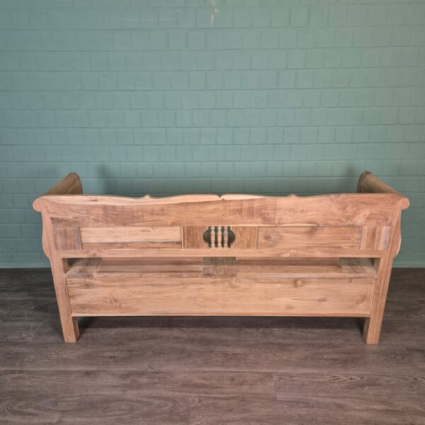 Klepbank Keukenbank Tuinbank 2,00 m Teak - Afbeelding 12
