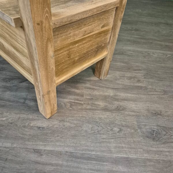 Klepbank Tuinbank Keukenbank 2,40 m Teak - Afbeelding 8
