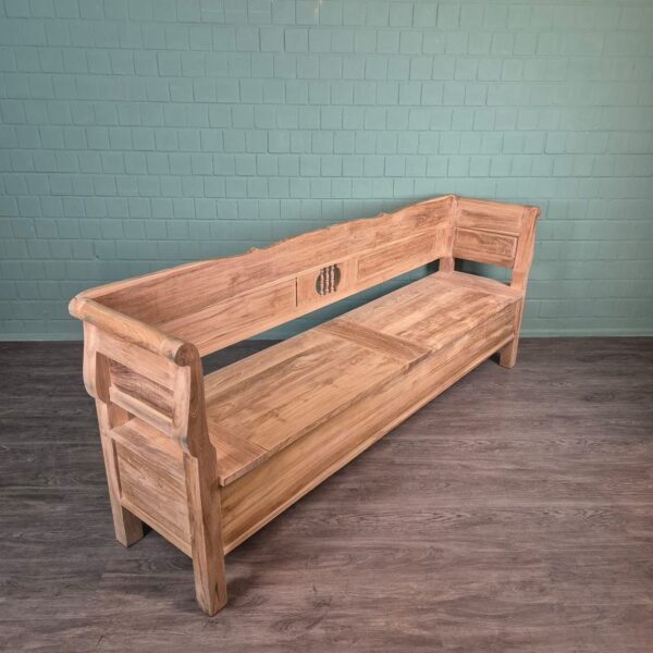 Klepbank Tuinbank Keukenbank 2,40 m Teak