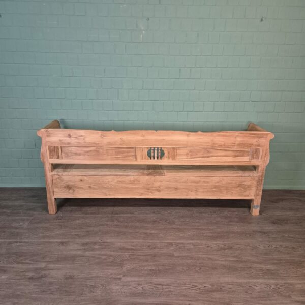 Klepbank Tuinbank Keukenbank 2,40 m Teak - Afbeelding 13