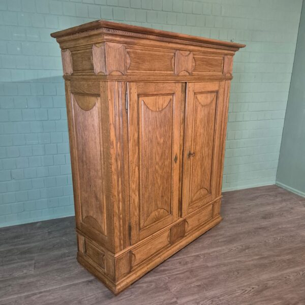 Kledingkast Kast Biedermeier 1800 Eiken
